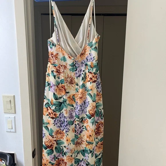 Express floral wrap dress - Picture 3 of 5